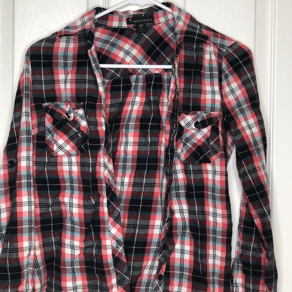 Multicolored flannel